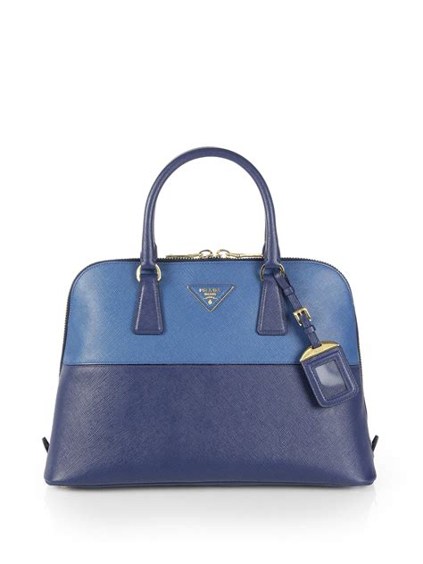 shopping bag prada logo blu|prada saffiano blue.